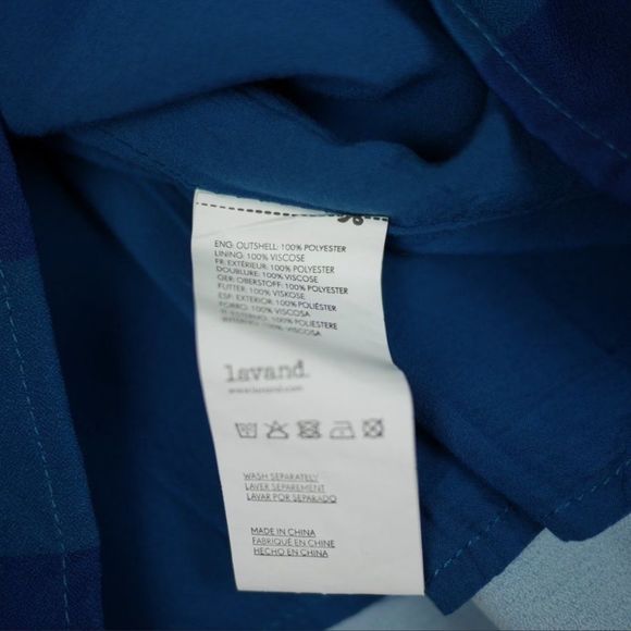 Anthropologie Blue Floral Dress - Picture 6 of 7